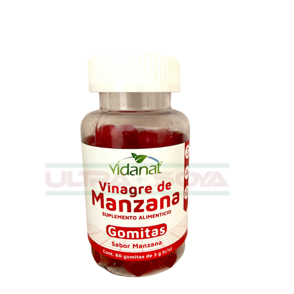 GOMITAS VINAGRE DE MANZANA C/60